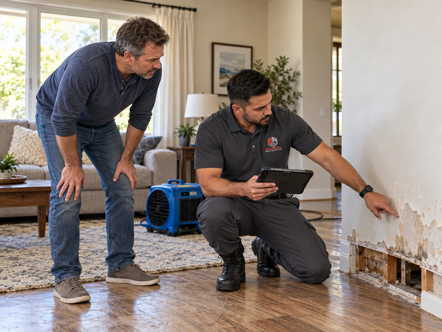 Water Damage Moves Fast - ER Emergency Response